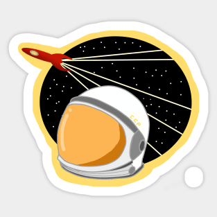 Cartoon Taikonaut Sticker